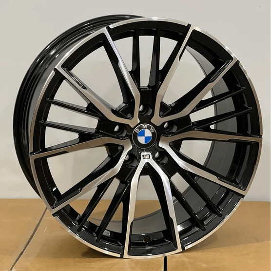 Jogo-Roda-BMW-M235i-Aro-20-Preta-Diamantada Jogo-Roda-BMW-M235i-Aro-20-Preta-Diamantada