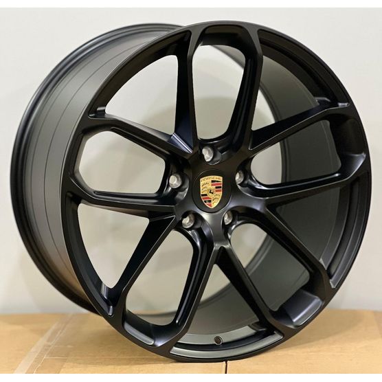 Jogo-Roda-Porsche-Cayenne-GTS-Aro-22-Satin-Black