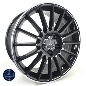 Roda_Mercedes_Benz_C63_AMG_Aro_19_preta_brilhante