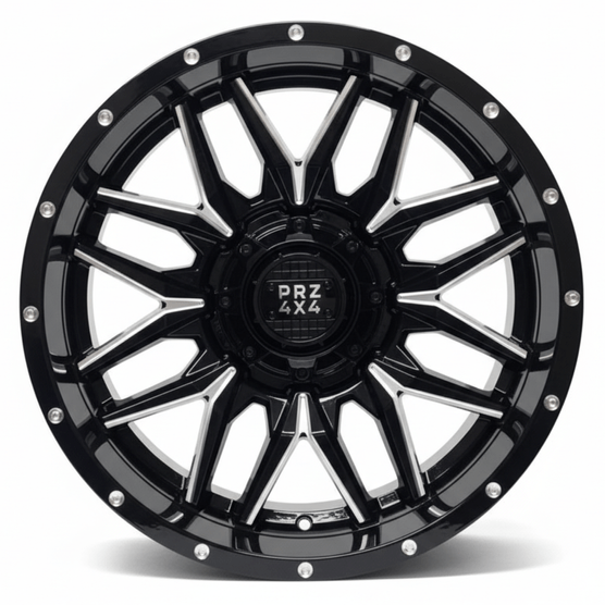 Jogo Roda PRZ 1592 Aro 17 - Preta Diamantada 6x139