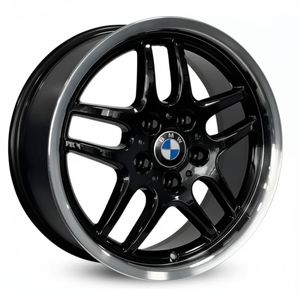 Jogo-Roda-BMW-Vintage-Aro-17---Preta-Diamantada