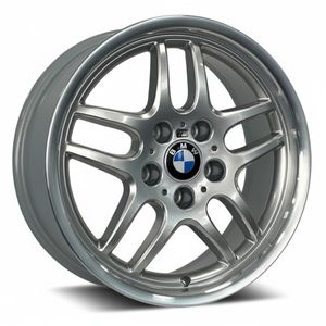 Jogo-Roda-BMW-Vintage-Aro-17---Prata-Diamantada