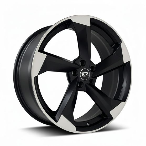 Jogo-Roda-KR-F5-Audi-RS6-Aro-20---Preta-Fosca-Diamantada