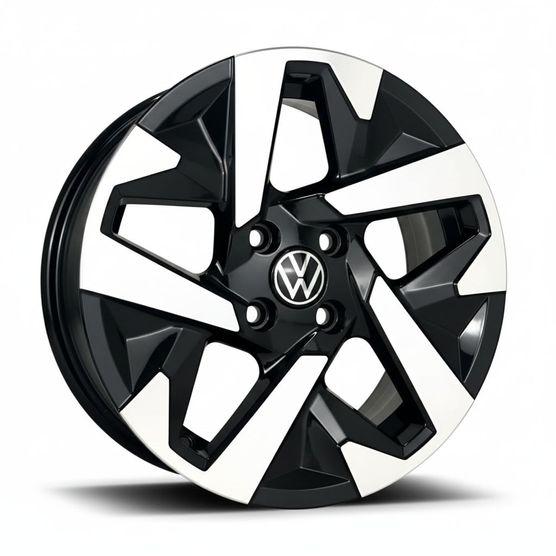 Jogo-Roda-S60-VW-TERA-Aro-16---Preta-Diamantada-4x100