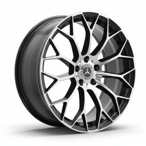 Jogo-Roda-Mercedes-SL-55-AMG-Aro-17---Preta-Diamantada---5x112