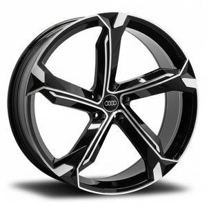 Jogo-Roda-Audi-SQ8-Aro-23---Preta-Diamantada---5x112