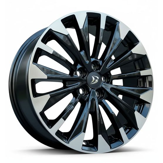 JOGO-RODA-BRW-1940-COROLLA-ALTIS-ARO-17---PRETA-DIAMANTADA-PARCIAL JOGO-RODA-BRW-1940-COROLLA-ALTIS-ARO-17---PRETA-DIAMANTADA-PARCIAL