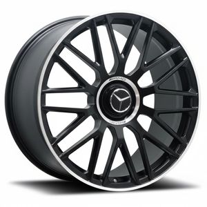 Jogo-Roda-Mercedes-GLS-63-Aro-22---Preta-Fosca---5X112