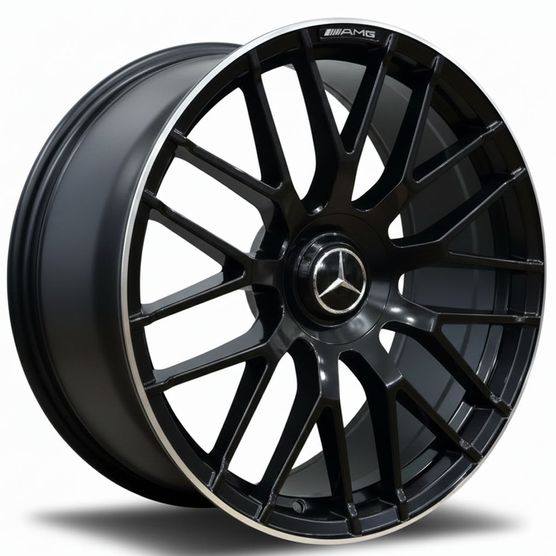 Jogo-Roda-Mercedes-GLS-Aro-21---Preta-Fosca---5X112