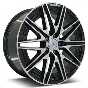 Jogo-Roda-Mercedes-C43-Aro-19---Preta-Diamantada---5x112