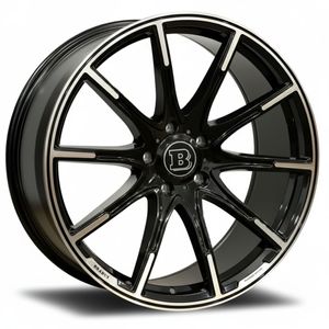 Jogo-Roda-Mercedes-Brabus-Aro-22---Preta-Diamantada---5x112
