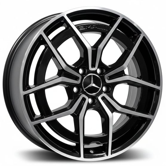 Jogo-Roda-Mercedes-C300-AMG-2023-Aro-19---Preta-Diamantada---5x112-Tala-8-Off-Set-45 Jogo-Roda-Mercedes-C300-AMG-2023-Aro-19---Preta-Diamantada---5x112-Tala-8-Off-Set-45