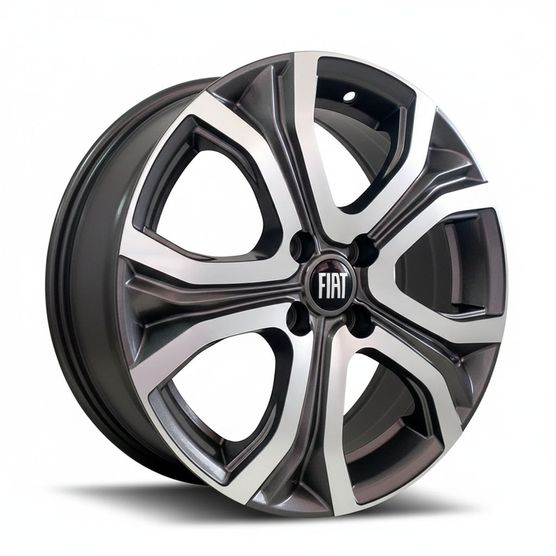 JOGO-RODA-BRW-1760-Fiat-Pulse-ARO-16---GRAFITE-DIAMANTADA---4x98Tala-6-Off-Set-42