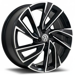 JOGO-RODA-BRW-1620-CHIARA-ARO-15---PRETA-DIAMANTADA---4x100-Tala-6-Off-Set-40