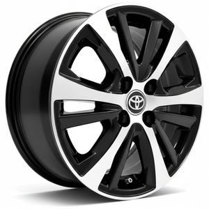 JOGO-RODA-BRW-1480-YARIS-ARO-15---PRETA-DIAMANTADA---4x100-Tala-6-Off-Set-40